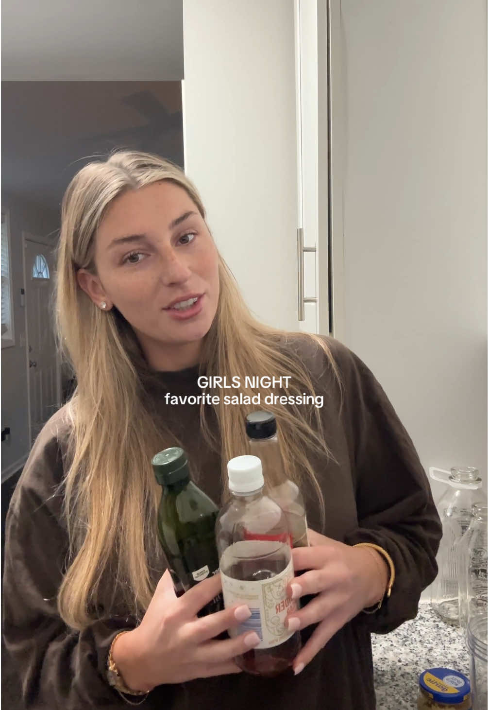 CLEARLY i’m not good at explaining recipes 😂 but this truly is my favorite @Cheese Gal - Cortney LaCorte  Recipe:  1 cup EVOO extra virgin olive oil 1/3 cup Apple cider vinegar 1/4 cup soy sauce 1 tbsp Dijon mustard 1 tsp black pepper 4 cloves of garlic 1 tbsp honey to sweeten it up 