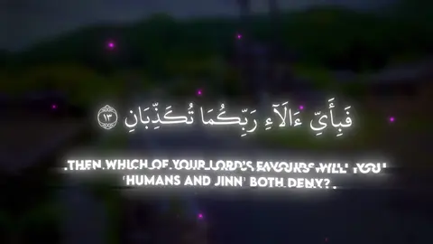 Surah AR-Rahman 13-18 #quranvideo #quran_alkarim #quranrecitation #recitation #fyp 
