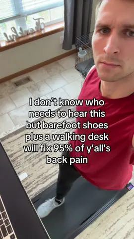 Sitting creates tight and weak hips, modern shoes create anterior pelvic tilt. That’s a bad combo