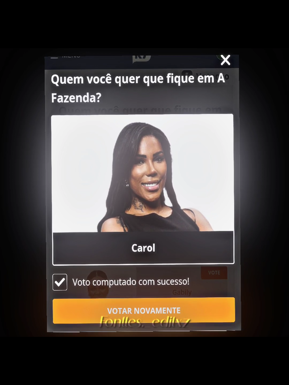 pelo bem do entretenimento FicaCarol FicaGabily tags: #fyh #foryou #edit  #aligntmotion 