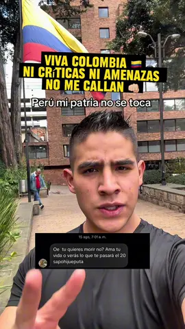 Perú mi patria no se toca Me llamo Daniel Duque y NO me callan 🇨🇴   