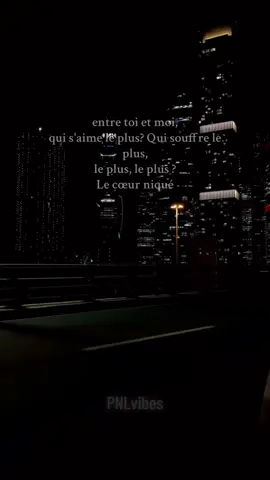 entre toi et moi, qui s'aime le plus? Qui souffre le plus, le plus, le plus ? Le cœur niq #pnl #fyp #viral #amour 