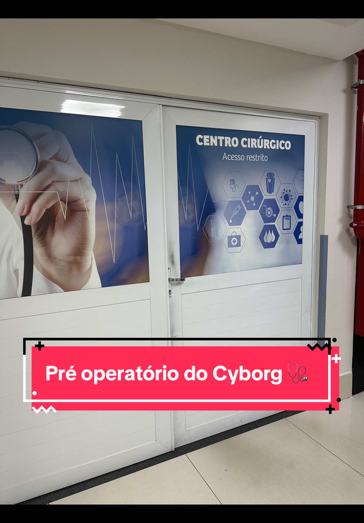 Como foi o pré operatório do Cyborg 🏥🩺🦿 #mateuscyborg #pernicadeferro #cirurgia #fixadorexterno #tratamento 