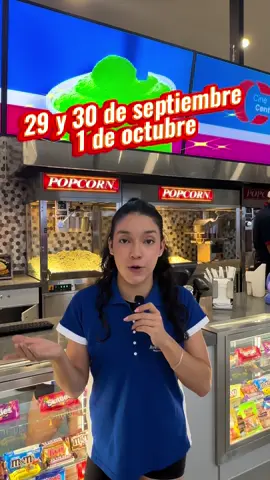 ‼️La fiesta del cine llegó al Megacentro comercial avenidas Brasil en cine Center‼️🤩 Preventas, habilitadas desde el 27 de septiembre 😉 no te perdas esta oportunidad de vivir la magia del cine, al mejor precio ✨😍 ##fyp##fiestadelcine##sczbolivia ##cinecenter##peliculasrecomendadas