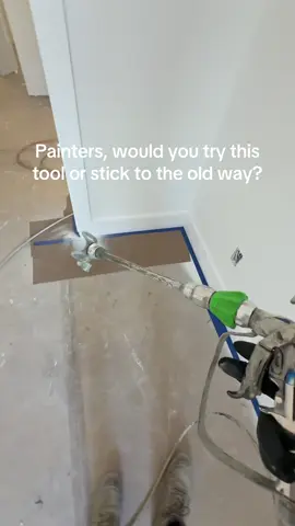 Spraying trim made easy 👌 Using the Fan Pivot from my TikTok shop – smoother angles, cleaner coverage, less hassle. 🎨✨ #PaintingTips #ProPainter #TikTokShopFinds @FanPivot 