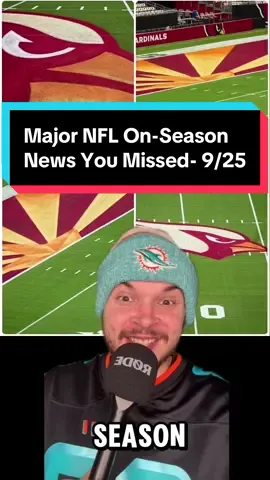 Major NFL On-Season News You Missed- 9/25 #nfl #nfltrending #nflviral #nflfootball #news  