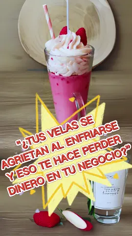 ¿Tus velas se agrietan al enfriarse y eso te hace perder dinero? 🕯️💔 Mira cómo preparo esta vela tipo malteada tan real que dan ganas de comerla 🍓🥤. El secreto está en respetar el tiempo de enfriado y usar la proporción correcta de cera y mecha. Así obtienes un acabado perfecto, sin grietas y con calidad de negocio rentable 💡. ✨ Receta de la vela malteada Ingredientes: -Cera de soya 🌿 -Colorante rojo ❤️ -Mecha de algodón 🧵 -Pajilla decorativa 🥤 -Fresas de cera 🍓 Preparación: -Derrite la cera de soya entre 65° y 75°. -Añade colorante rojo y vierte en un vaso grande con la mecha lista. -Deja enfriar y prepara otra porción de cera batida para la “crema” de la parte superior. -Decora con pajilla y fresas de cera mientras aún está tibia. 👉 Síguenos para más ideas y cuéntanos en comentarios qué diseño te gustaría aprender. #velashandmade #velasartesanales  #velasaromaticas #candlemaker #velasdecorativas #jabonesartesanales  #soaplove #emprendimientocreativo  #velasartesanais  #handmadewithlove  #cursodevelas #emprenderdesdecasa #hechoconamor 