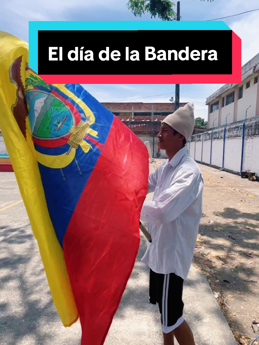 El día de la bandera nacional de Ecuador @gerardo camilo @Elvis Raper 593  #diadelabandera #juramentoalabandera #ecuador #humor #comedia