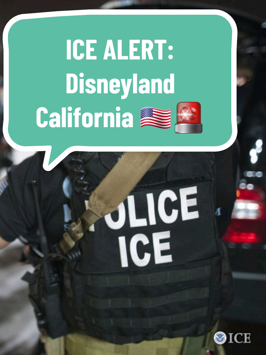 ICE at Disneyland California #ICE #disneyland #californianews 
