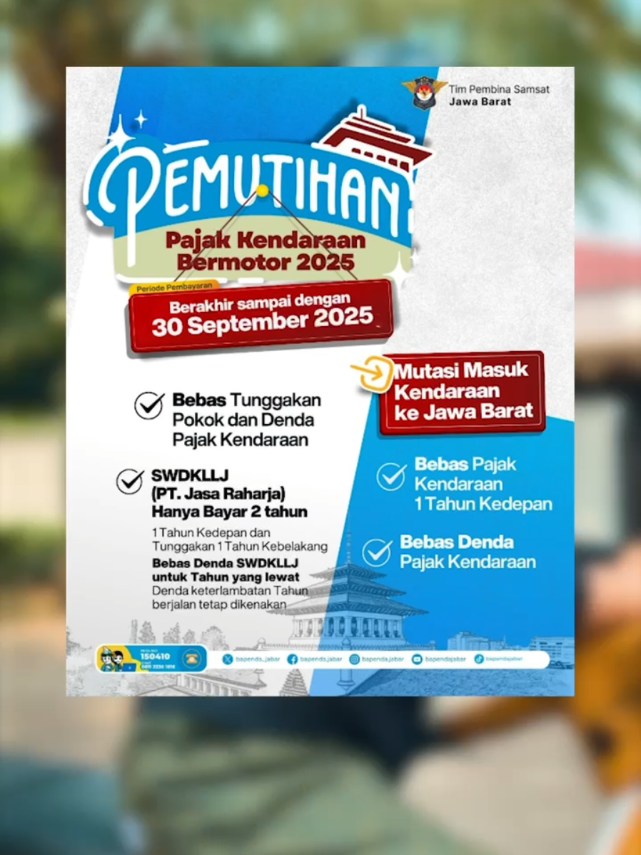 Ayo manfaatin segera jangan sampai SAMSATnya keburu penuh lagi
