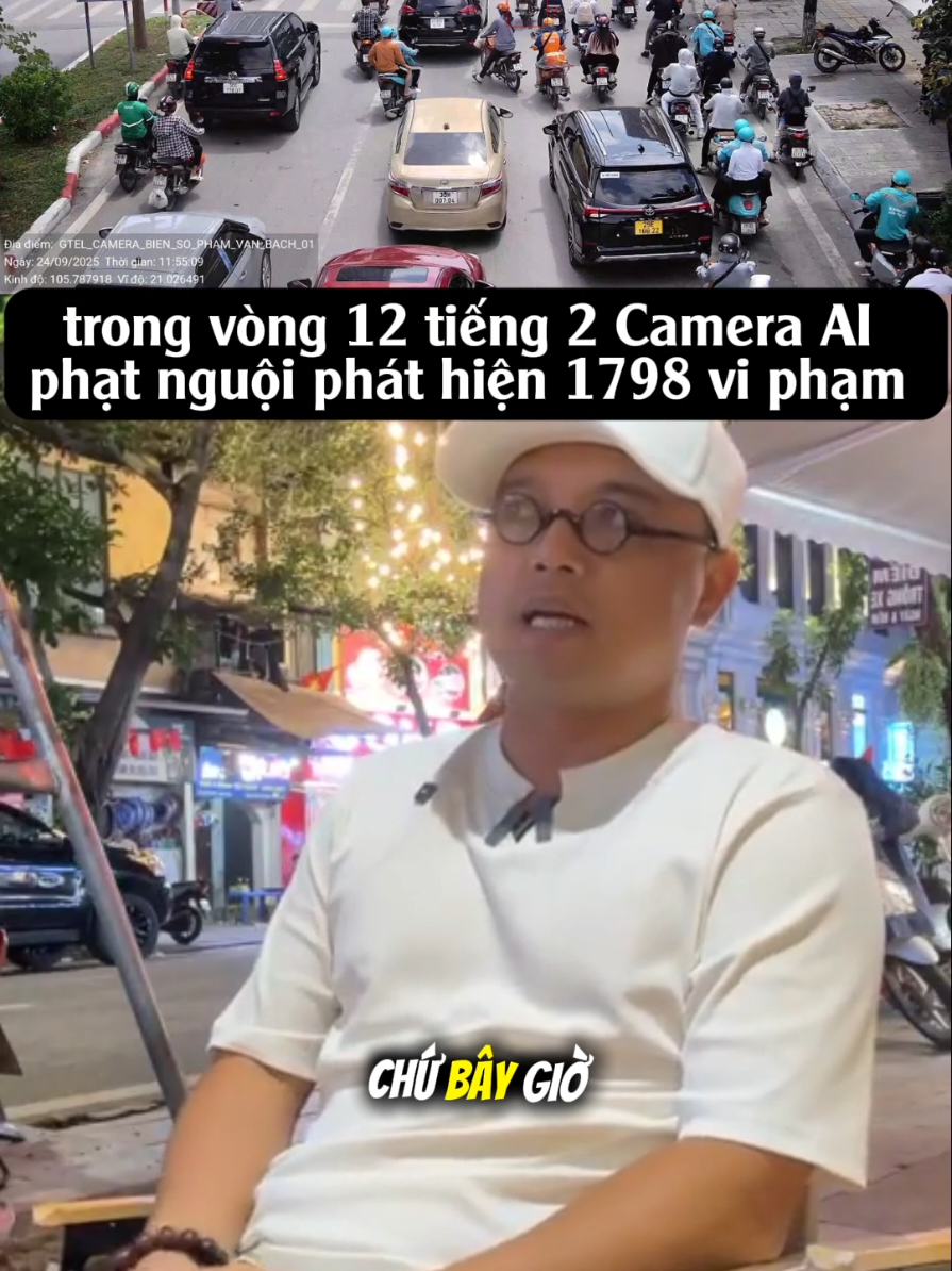Hà Nội bắt đầu lắp camera AI phạt nguội, nửa ngày 2 Camera ai phát hiện 1.798 vi phạm . #lichsuvietnam #thanglongtv #thanglongtvtintuc #viral #vietnam 