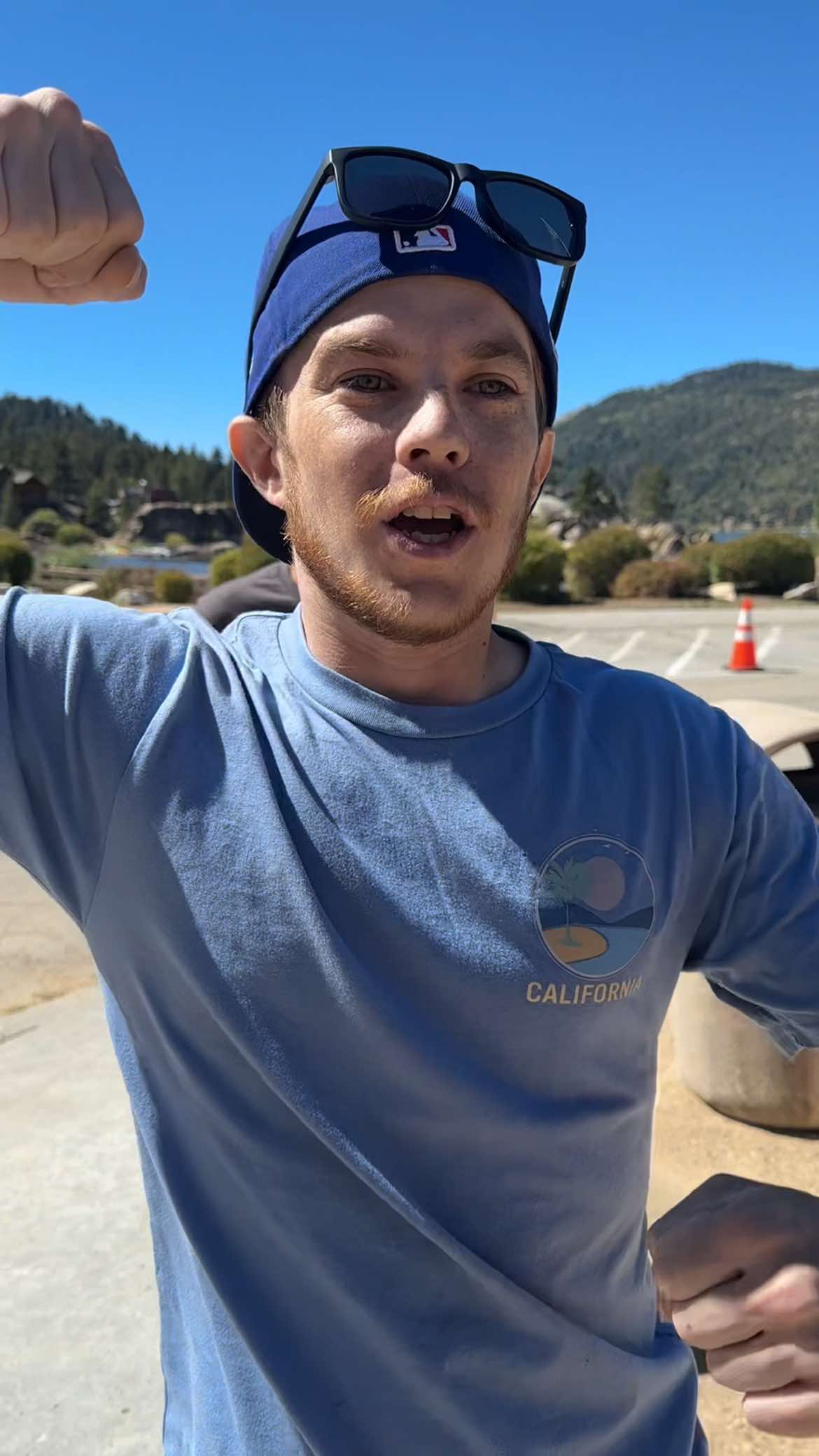 Today (9/25/25), we went to Boulder Bay Park in Big Bear to celebrate a birthday, just looking for a peaceful day by the lake. While we were sitting there enjoying the view, we overheard a man yell at another family: “Speak American or go back to Mexico.” One of us stood up and told him to say it to his face. The man came straight over, drunk, started yelling racial slurs, trying to punch us, and got in our faces. His friend joined in, shouting even worse things. We started walking away, but they followed us all the way to our car, continuing to harass us. Our kids were crying.  Then, they started targeting other people of color - yelling at them, trying to intimidate them, and chasing them around the park. It wasn’t until the police showed up that they finally stopped. This is what people are dealing with, being harassed and threatened in public spaces, simply because of the color of their skin. #fyp #MAGA #trump #racism #bigbear 