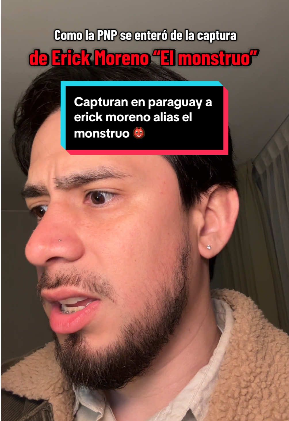 Ojalá no lo liberen aquí 😀 #fyp #peru #erickmoreno #elmonstruo #noticiasperu 