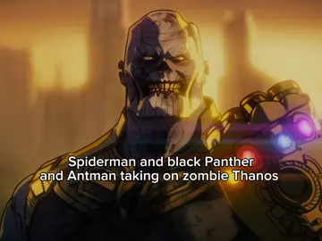 Tuff team😮‍💨 their were moving like beast to destroy zombie Thanos🙏🏼😭 #marvelzombies #spiderman #blackpanther #antman #thanos 
