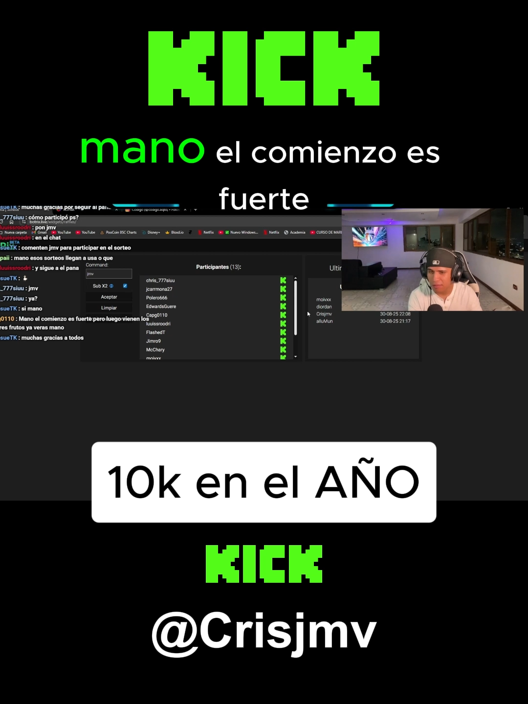 10K EN EL AÑO MUCHACHOS #virtud #confianza #metas #kick #nopainnogain #motivacional