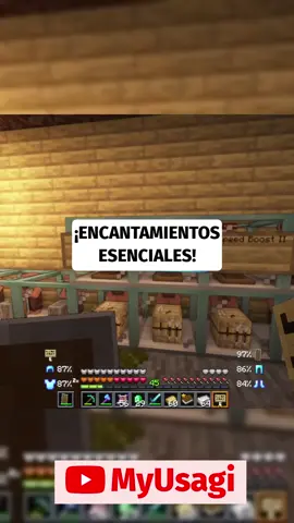 En este clip, revisamos los encantamientos necesarios para llevar tu equipo al siguiente nivel en Minecraft. ¡No te pierdas cómo optimizar tu espada, hacha y más! ¿Qué encantamientos son tus favoritos?#Minecraft #Gaming #Encantamientos #MyUsagi #Videojuegos