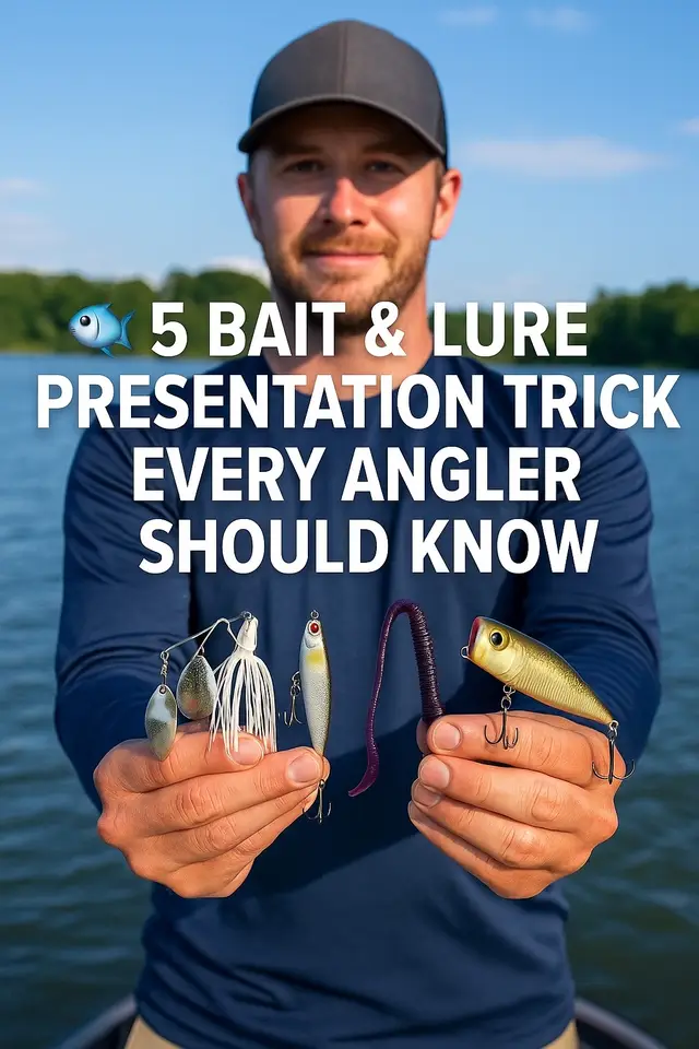 🎣 5 Bait & Lure Presentation Tricks Every Angler Should Know 🌊 Match lure color to water clarity ⏸️ Pause topwater after splashdown 💨 Burn spinnerbaits in windy conditions ⚡ Twitch jerkbaits like dying baitfish 🪱 Deadstick soft plastics for reaction bites Presentation is everything — work your bait the right way and fish can’t resist. 👉 Save this post + follow @kraus.fishing for more fishing hacks! #krausfishing #fishing #lure #bait #fyp 