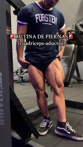Rutina de cuadriceps! // conjunto golden era de @fursten.ar codigo “TADEO” para un descuento !#GymLife #gym #foryou #gymrat #Fitness 