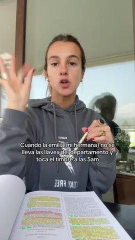 Y lo mejor de todo es que le encanta que sea todos los jueves cuando yo tengo prueba todos los viernes