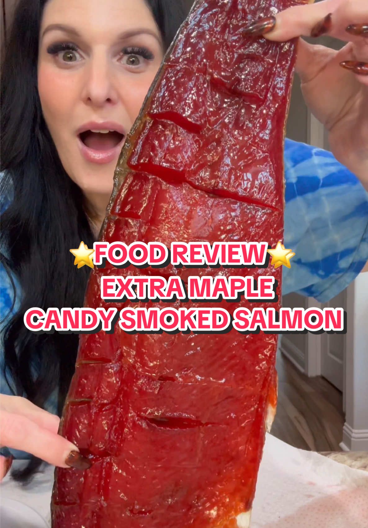 ⭐️FOOD REVIEW⭐️ LAW ROACH SPECIAL - Extra Maple Candied Cold Smoked Sockeye Salmon {Copper River} from @soloveykitchen #foodreview #smoked #salmon #maple #glaze 