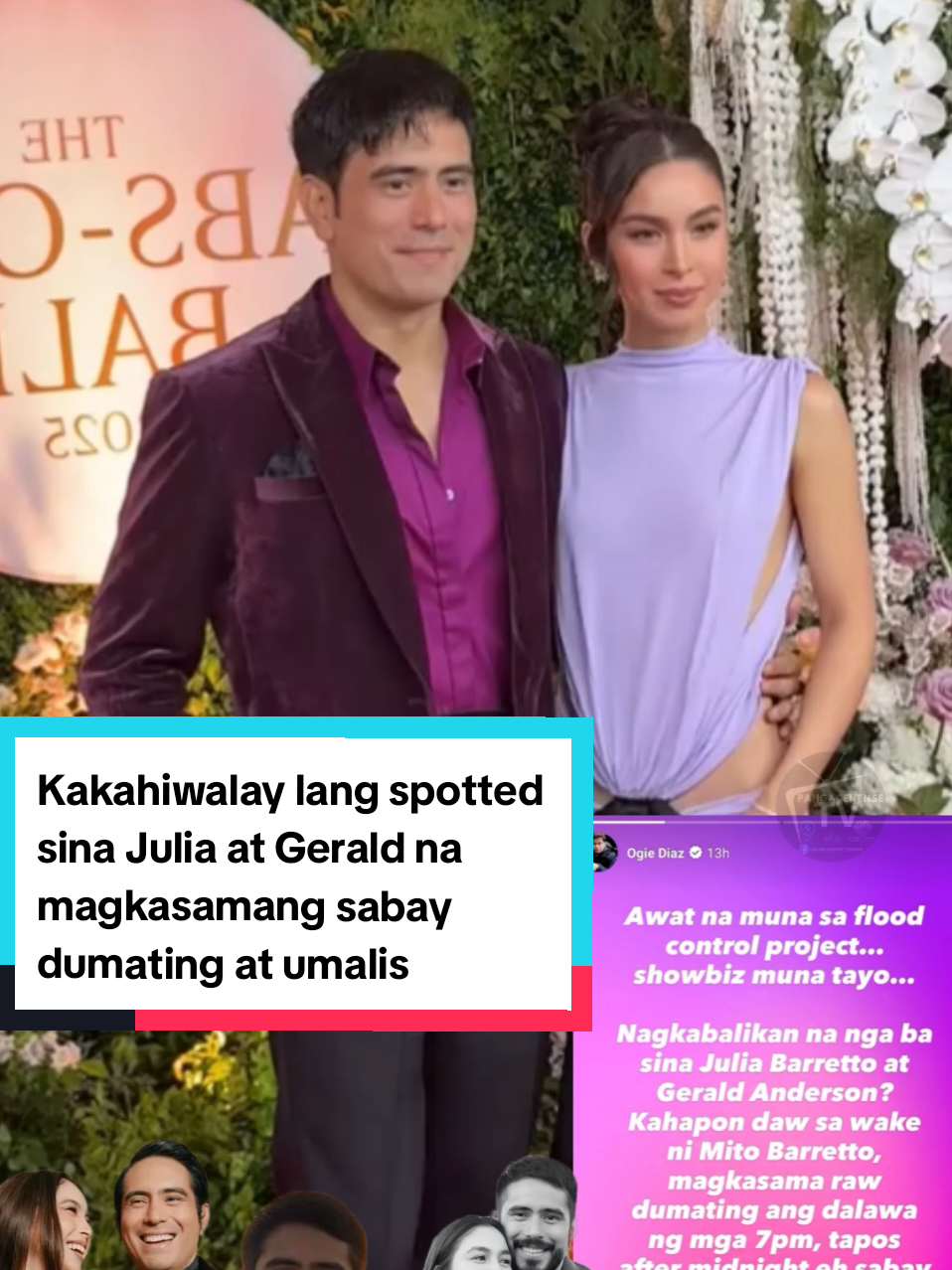 Spotted na magkasama #juliabarretto #geraldanderson #celebrity #showbiz #starsabawph 