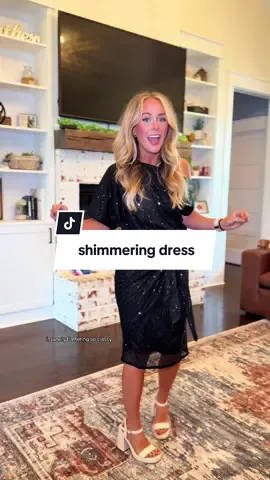 This one went FAST last year so grab it now so you have it when the time comes- it’s INSANELY good!!!! 🖤✨🤩  #holidayparty #partyoutfit  #dress #newyearsfit #holidayfit #partyfit #momfashion #fallfashion #momlife #OOTD #outfitoftheday #tiktokshopcreatorpicks #tiktokshoplabordaysale #tiktokshoprestock 