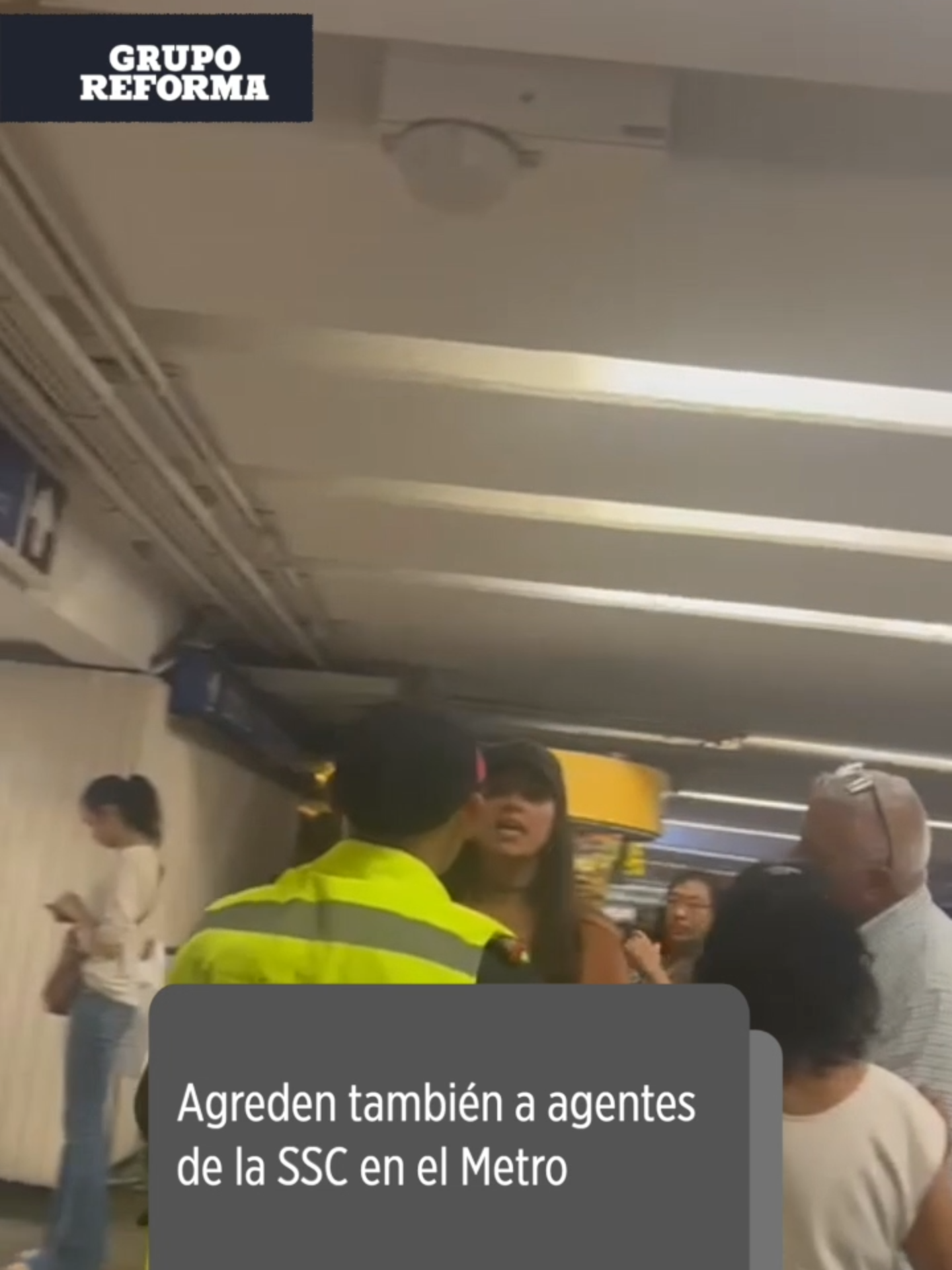 Agreden también a agentes de la SSC en el Metro #cdmx #noticias #metro #policias #viralditiktok #noticias