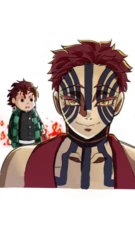 We were all Gyuu when Tanjiro shouted JAJAJSJA  #demonslayer #akaza #kimetsunoyaiba #tomioka #tanjiro 