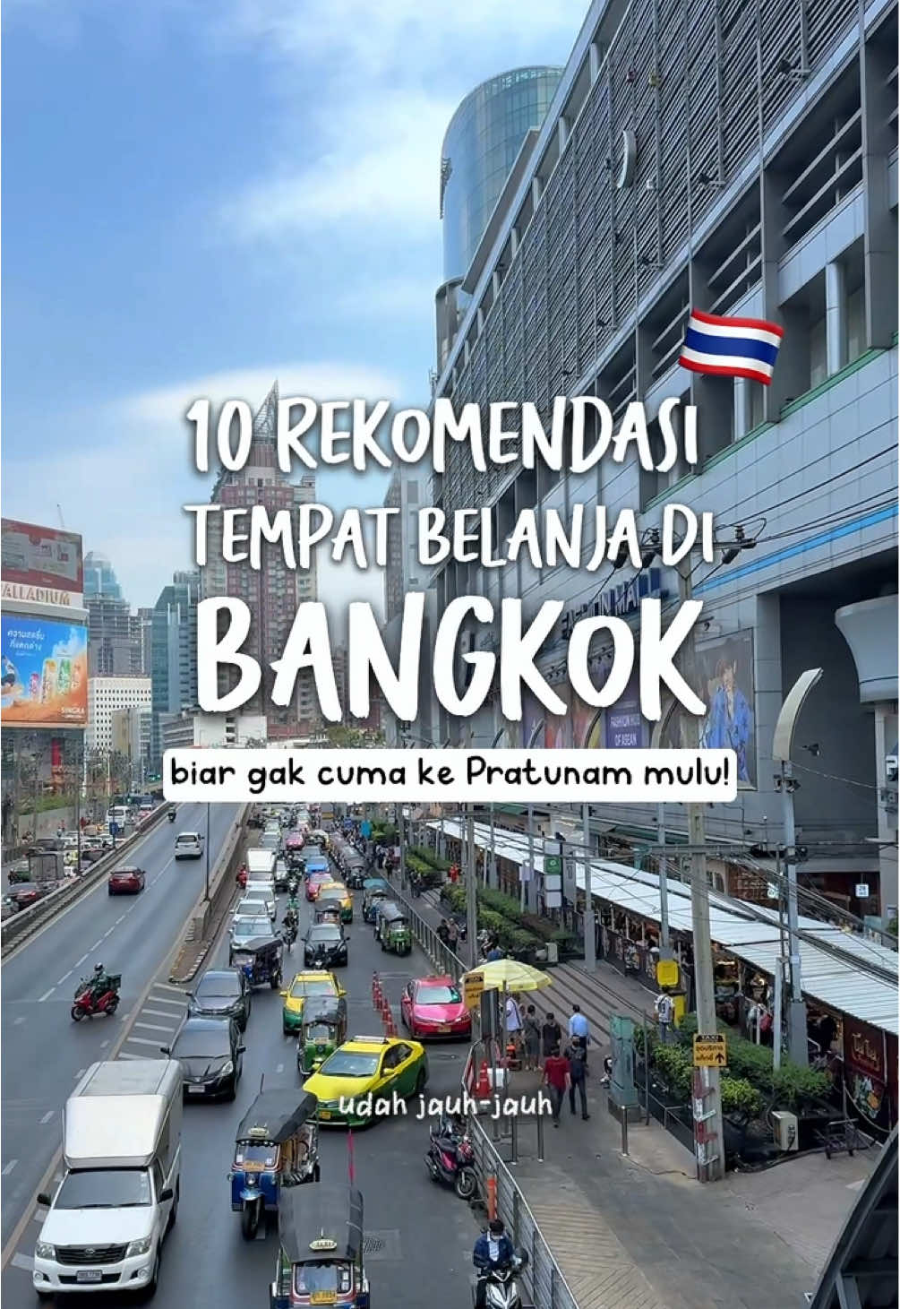 Biar gak bolak balik Pratunam doang kalo belanja di Bangkok 👍🏼 #bangkok #thailand