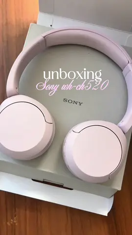 unboxing my dream SONY WH-CH520 in pink 🎧💗 #sony #sonywhch520 #headphones #pink #sonyheadphones 