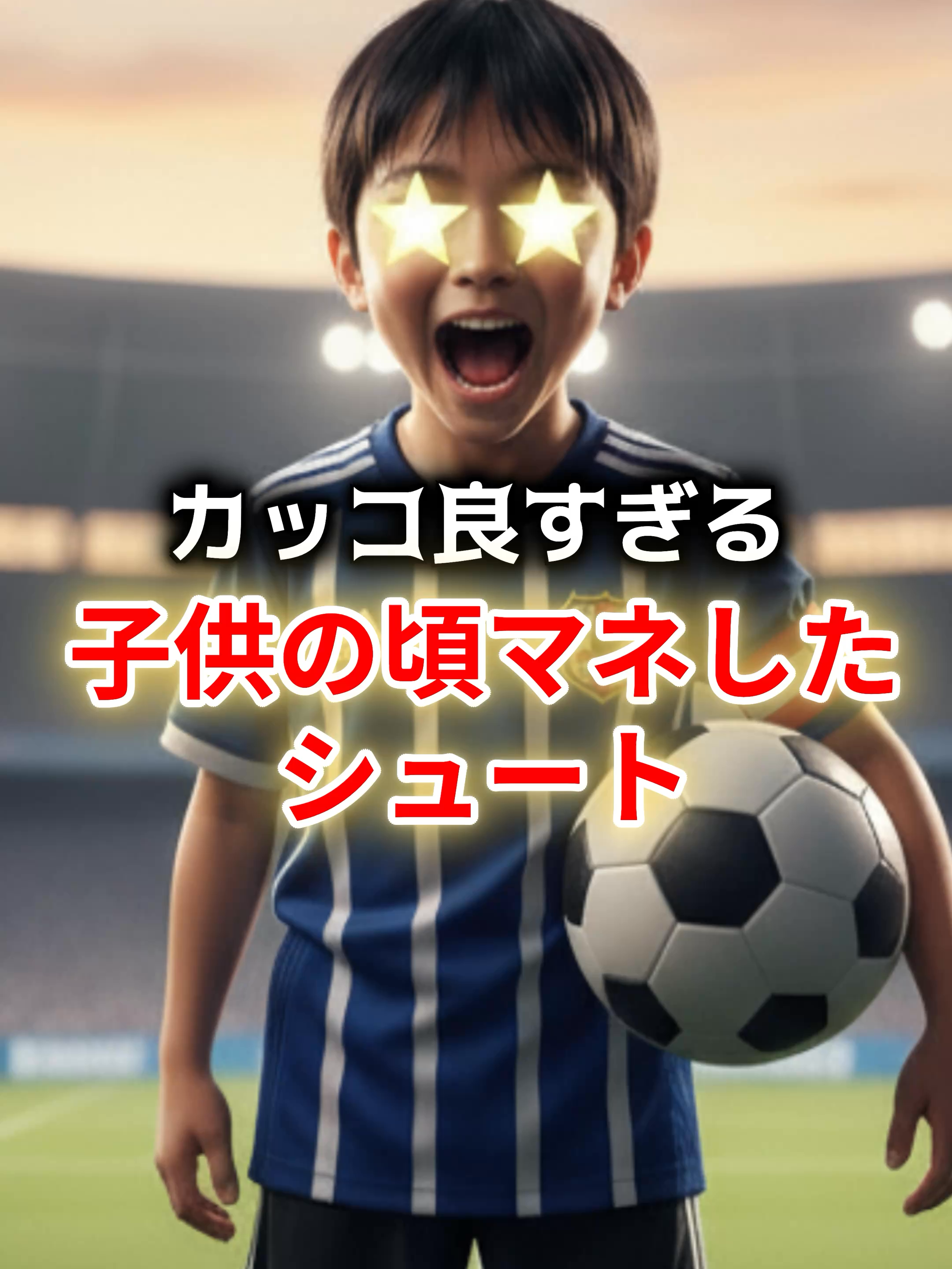 「カッケェ‼️」子供の頃誰もが憧れたシュート3選 サッカーが好きな人なら一度は真似したのでは？ 実際に決められた人は少ないけど、練習した思い出があるはず。 あなたが小学生の頃に憧れて練習したシュートは何ですか？コメントで教えてください！ このアカウントではサッカーの雑学や選手の逸話を紹介しています。 面白いと思った方はいいねやフォローよろしくお願いします！ #サッカーあるある #サッカーキッズが憧れるシュート　#サッカー少年が練習したシュート#short 　#ReverseConcept  ReverseConceptはこの動画を見ている人の全ての挑戦を応援しています。 【音声】 VOICEVOX:四国めたん