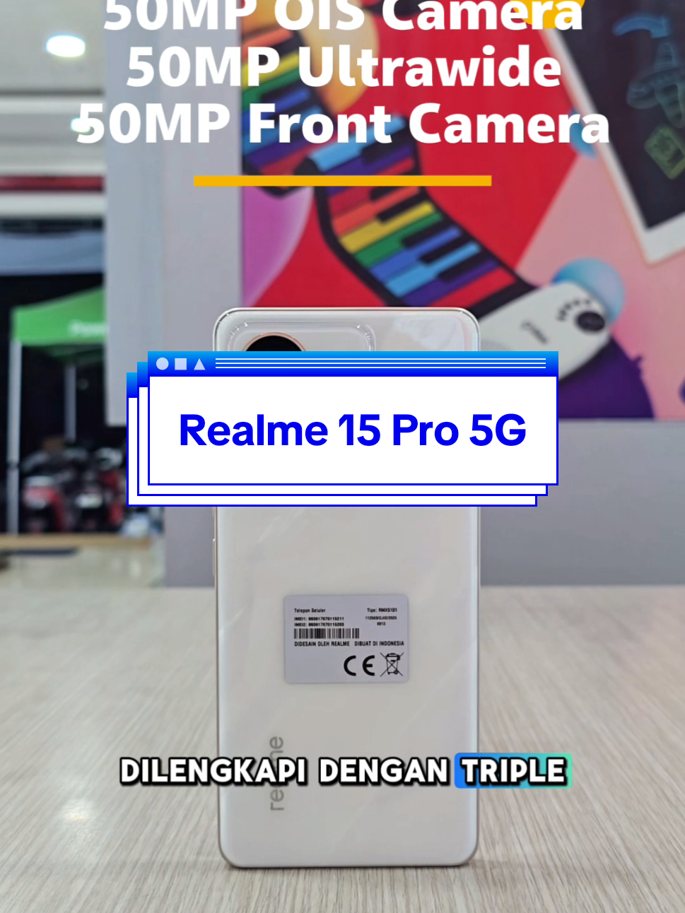 Wah ada yang baru lagi nih dari Realme. Kenalan dulu yuk sama Realme 15 Pro 5G ✨️ Punya setup kamera kece bikin hasil photo dan video kamu jadi makin oustanding ✨️ Mau tau apa aja kelebihan dari Realme 15 Pro 5G ini? Stay tune terus ya! #NewArrival #Realme #Realme15Pro #PribadiCellular 