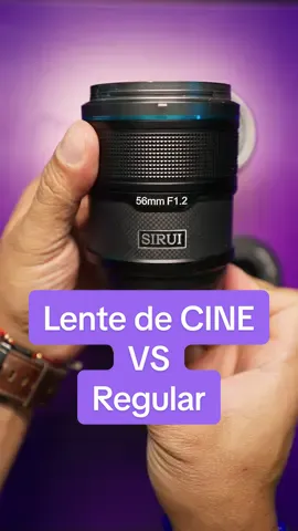 Lentes de cine vs regulares… cuál prefieres??? #fyp #parati #creador #cine #camara 