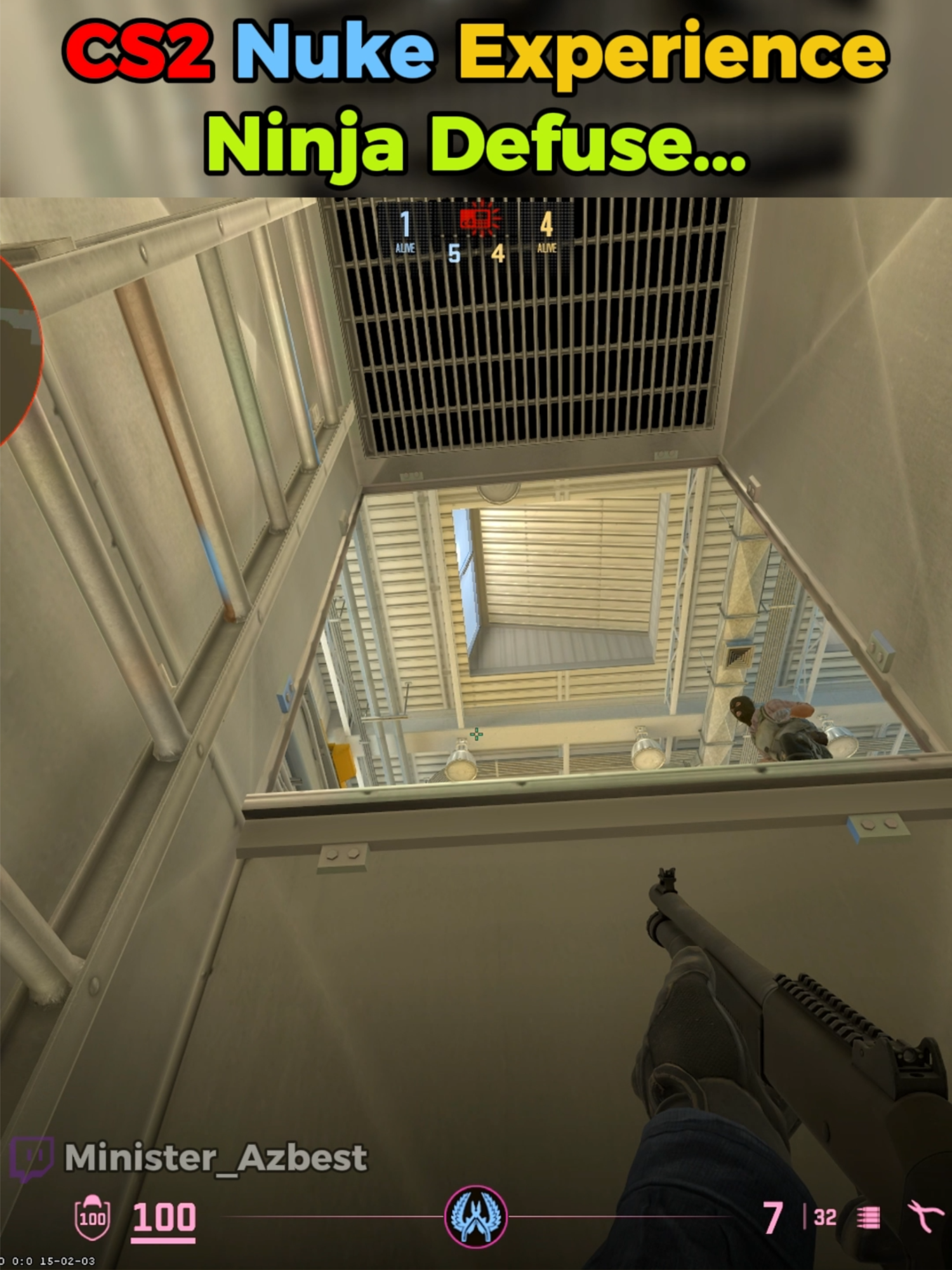 CS2 Nuke Experience: Ninja Defuse... #cs2 #counterstrike #кс2
