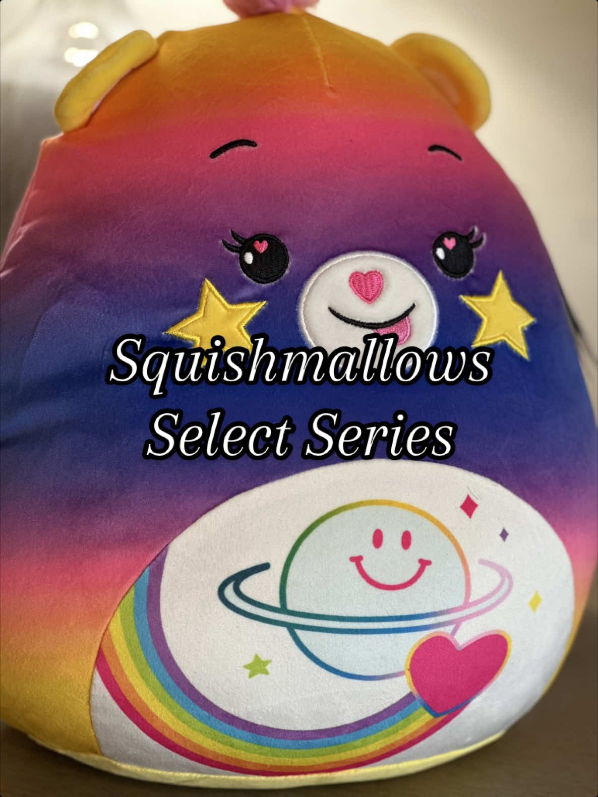 The Care Bear select series is here!  Squishmallows nailed it with this one.  #squishmallows #squishmallowsquad #carebears #giftsforkids #squishmallowcollection @Jazwares 