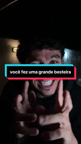você fez uma grande besteira