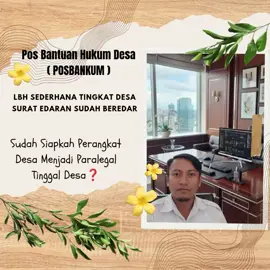 Perangkat Desa  Kita semua tidak di persiapkan dari awal baik dalam penjajakan atau pembangunan pondasi pengetahuan tentang hukum tinggal pemula. Posbankum kelurahan adalah forum atau lembaga pelayanan bantuan hukum yang difasilitasi oleh pemerintah di tingkat kelurahan, yang berfungsi untuk memberikan informasi, konsultasi, serta pendampingan hukum gratis kepada masyarakat tidak mampu di wilayah kelurahan tersebut. Posbankum dibentuk atas inisiatif Kepala Kelurahan dengan pendampingan Kantor Wilayah Kementerian Hukum (Kanwil Kemenkum #perangkatdesa #trending #ppdi #hukum #CapCut 
