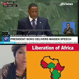 BREAKING: In a move reminiscent of Kenya's President William Ruto's stance, Botswana's President and a leading advocate for pan-Africanism delivers a passionate speech at the United Nations, advocating for the UN Security Council to incorporate an African nation among its members, thereby ensuring Africa's comprehensive representation on the world stage.
