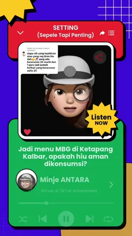 Replying to @ร๏ภเккย Շ๏кย 📢 Sepele tapi Penting (SETTING)📢 Ketapang, Kalimantan Barat digegerkan! 🚨 Sebanyak 24 siswa dan 1 guru diduga keracunan usai menyantap menu MBG dengan lauk ikan hiu goreng pada Selasa (23/9). Mereka mengeluhkan sakit perut hingga muntah-muntah setelah makan hidangan itu. 🤢 Tapi sebenarnya… apakah daging ikan hiu aman dikonsumsi? 👉 Di beberapa daerah, hiu memang biasa dimakan, baik daging maupun siripnya. Bahkan menu MBG juga menyesuaikan kearifan lokal. 👉 Tapi hiu adalah puncak rantai makanan laut. Artinya, kadar merkuri di tubuhnya jauh lebih tinggi. 👉 Merkuri inilah yang berbahaya bagi sistem saraf, terutama bagi anak-anak dan ibu hamil. ⚠️ Jadi, meski ada yang mengonsumsi, risiko kesehatan dari makan daging hiu tetap besar. #M#MBGK#Ketapangi#ikanhiumenumbg #kalbar 