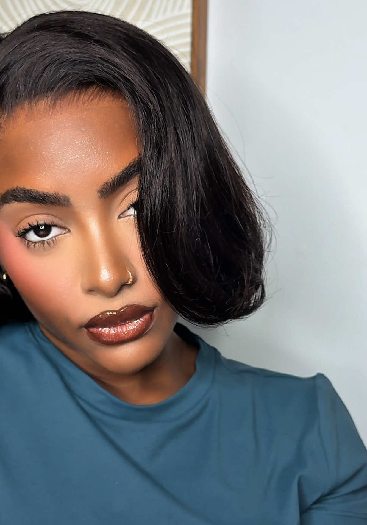 Quality Glueless BOB from @bgmgirlhairofficial #fallfreshness #gluelesswig #wig #gluelesswiginstall #bobwig 