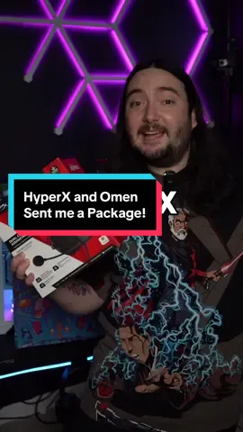 HyperX and Omen sent me a package!🔥 Thank you for this amazing opportunity!🎉 @HyperX @OMEN 