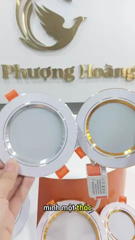 Đèn led âm trần Kim Phượng Hoàng nguồn liền và nguồn rời em đều có ạ #denledamtran #denamtran #ilovetiktok #denled #downlight 