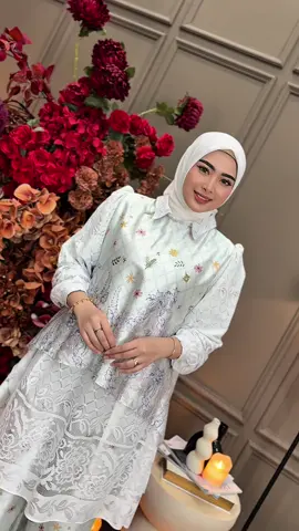 Belina Set Celana, Silk Alba Premium Mix Brokat Chantily Lapis Furing Hyget by Dumma 