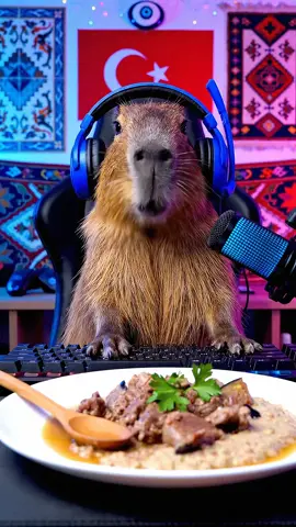 🐹 #capybara #asmr #mukbang #türkmutfağı #viral #fyp #trending #Foodie #keşfet #istanbul #turkiye #gurme