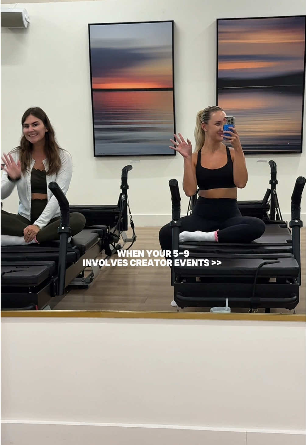 the 5-9 is always better with a fun Pilates event!! @EVOLVE MP 🤍 #charleston #dayinmylife #5to9 #contentcreators #postthecontent 