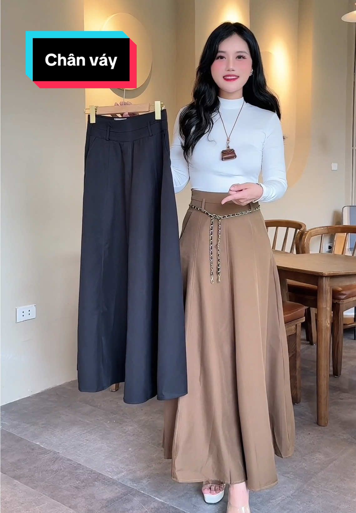 Chân váy xinh sỉu nè mấy bà. #chanvayxeta #phoidoxinh #fypシ゚ #congsohiendai #hienhoidieu 
