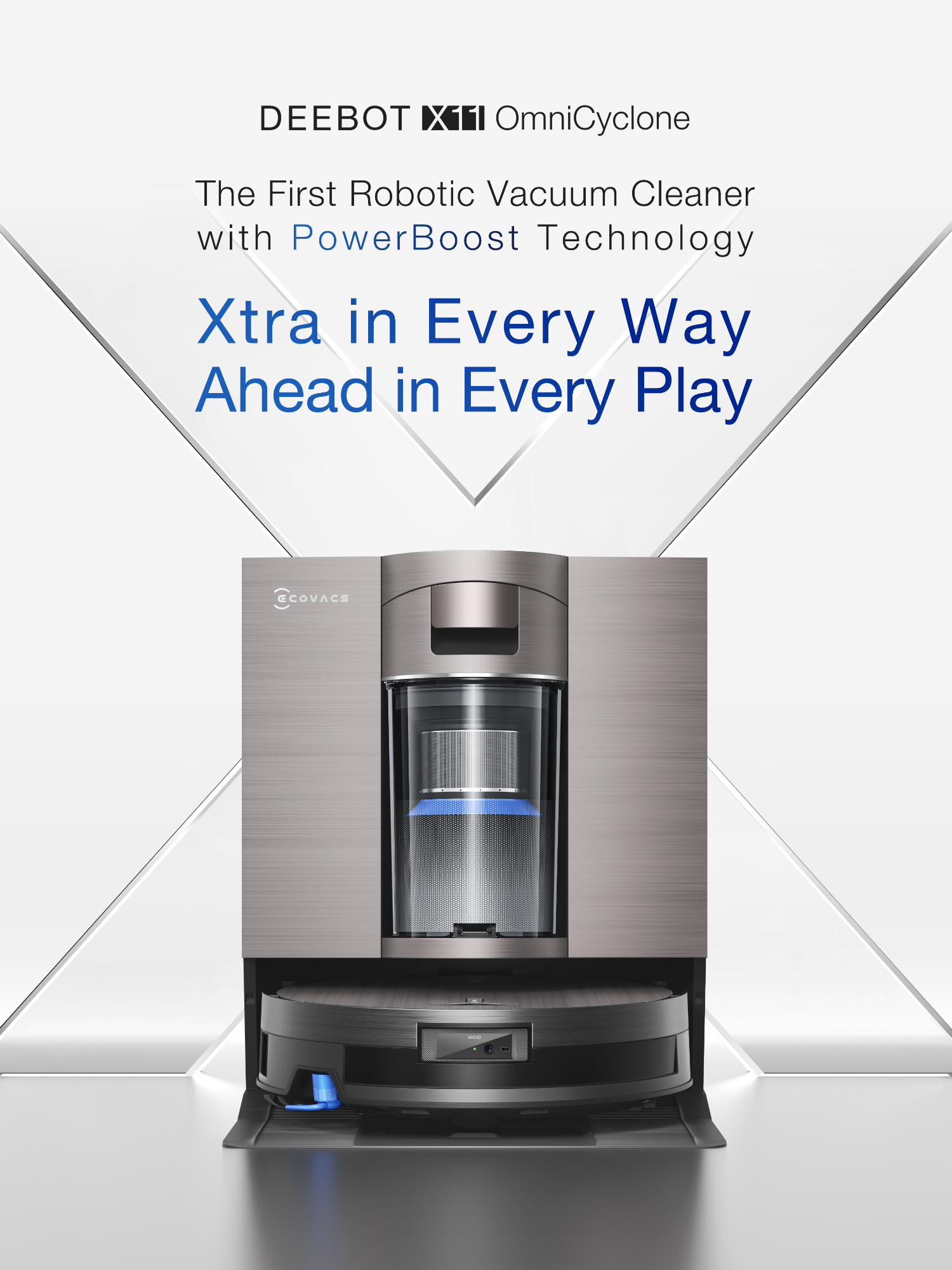 The new DEEBOT X11 OmniCyclone isn’t just a robot vacuum it’s a cleaning revolution built to change the way you live. #ECOVACS #ECOVACSSingapore #ECOVACSSG #XtraInEveryWay #DEEBOTX11OmniCyclone #PetsFriendlyVacuum #RobotVacuum #VacuumCleaner #newproduct #newlaunch