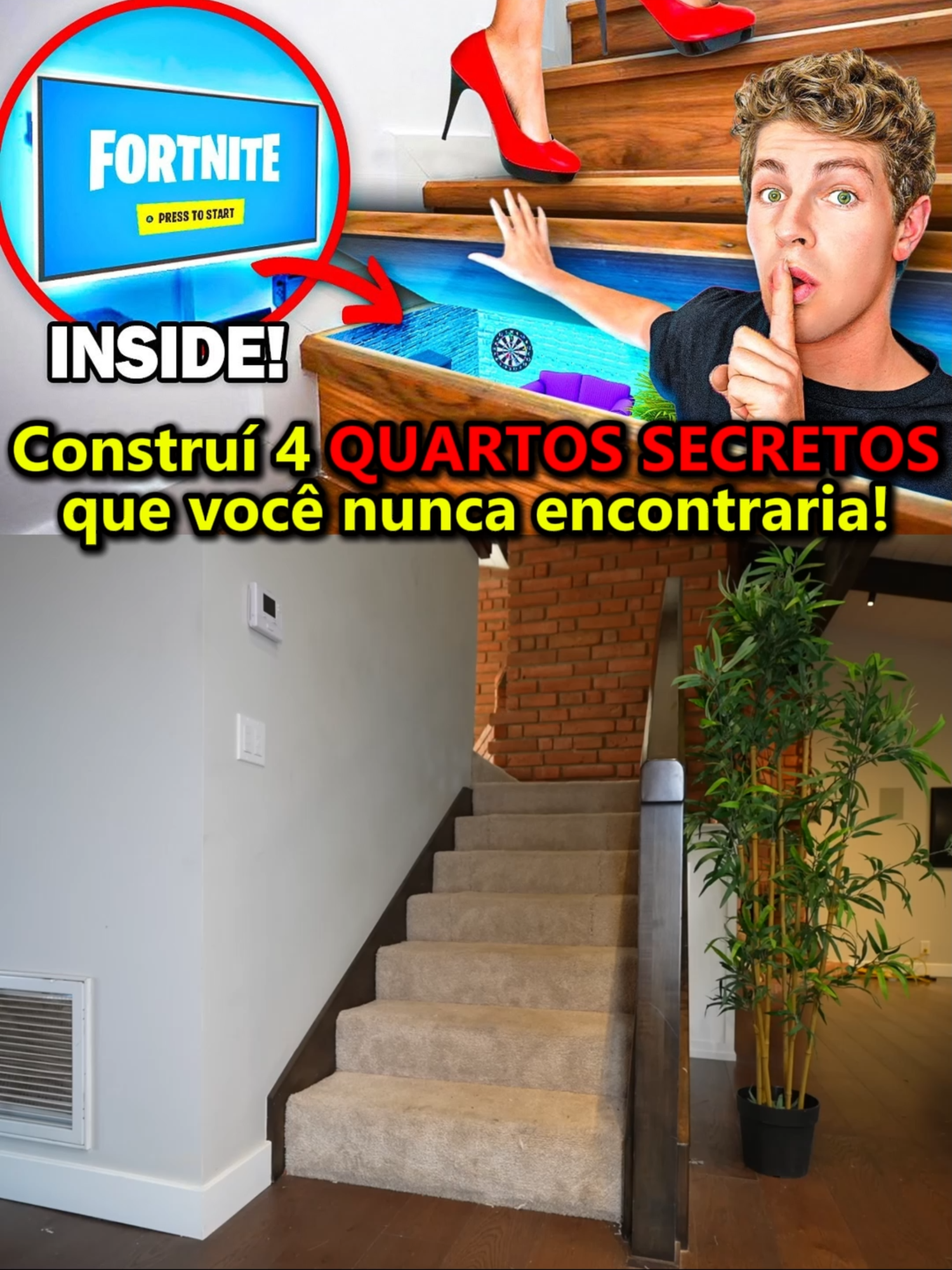 Você NUNCA vai encontrar esses 4 quartos secretos! 😱🗝️ Cada um mais insano que o outro… Quem conseguir descobrir todos merece medalha! 🏅✨ #Benzelart #SecretRooms #RoomBuildChallenge #HiddenRooms #EpicBuilds #MinecraftBuilds #GamerChallenge #HiddenSecrets #FYP #ViralGaming
