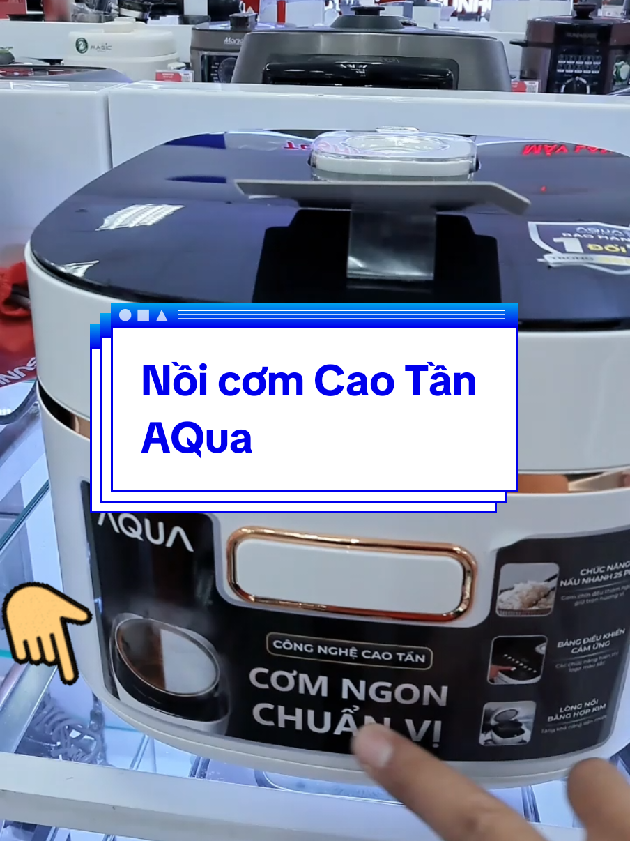 @Tony Xía Review Nồi cơm điện tử Cao Tần AQua RIH401(W) [ Cao Tần giúp cơm nóng chín đều ngon hơn , giữ ấm lên đến 24h ] #xuhuong#tiktok#