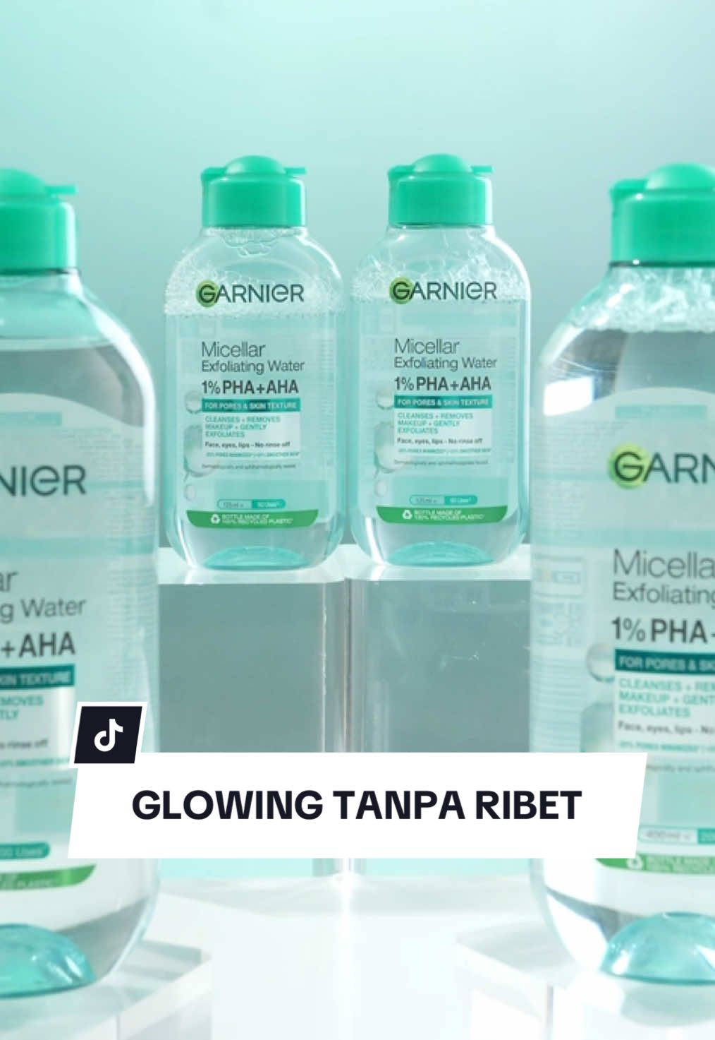 MINGGIR DULU SKINCARE RIBET Kenalin THE 1ST Micellar Peeling Water dari Garnier: bersihin + peeling cuma dengan 1 swipe  #GarnierIndonesia #1STMICELLARPEELINGWATER #CLEANSINGPEELINGIN1 #SWIPECAREAN #Skin 